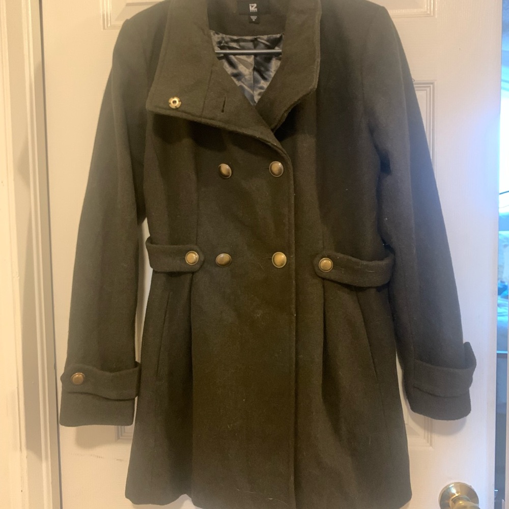 Olive green coat